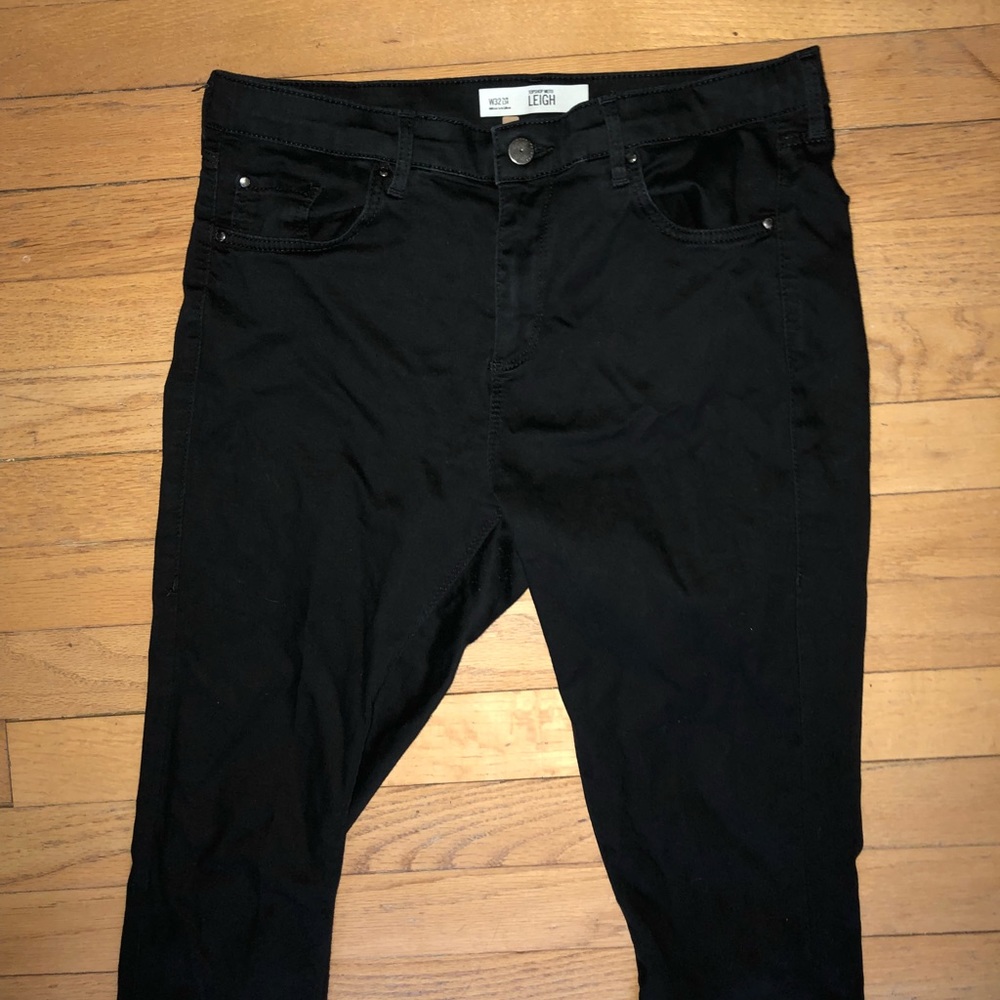 Topshop Leigh Jeans Black